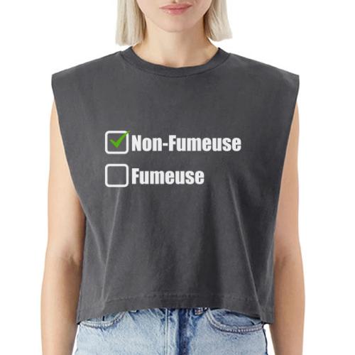 Non-smoking - Washed Women´s Muscle Tank Top