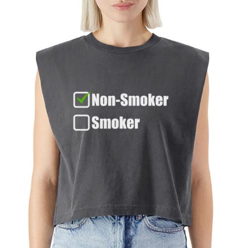 Non-smoker - Washed Women´s Muscle Tank Top