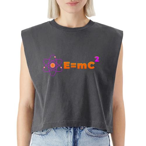 E = mc² - Washed Women´s Muscle Tank Top