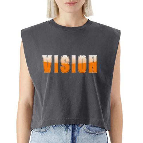 Vision Word Design - Washed Women´s Muscle Tank Top