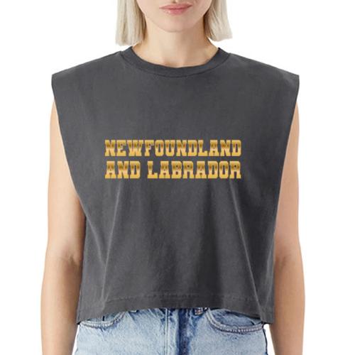 Newfoundland and Labrador - Washed Women´s Muscle Tank Top