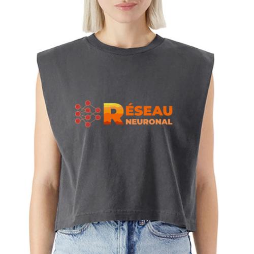 Neural Network: Digital Synapses - Washed Women´s Muscle Tank Top