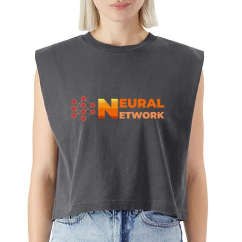 Neural Network: Digital Synapses - Washed Women´s Muscle Tank Top