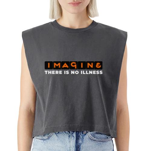 Imagine there is no illness - Washed Women´s Muscle Tank Top