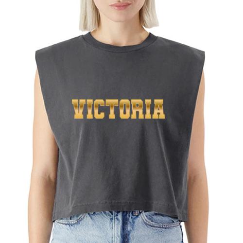 Victoria - Washed Women´s Muscle Tank Top