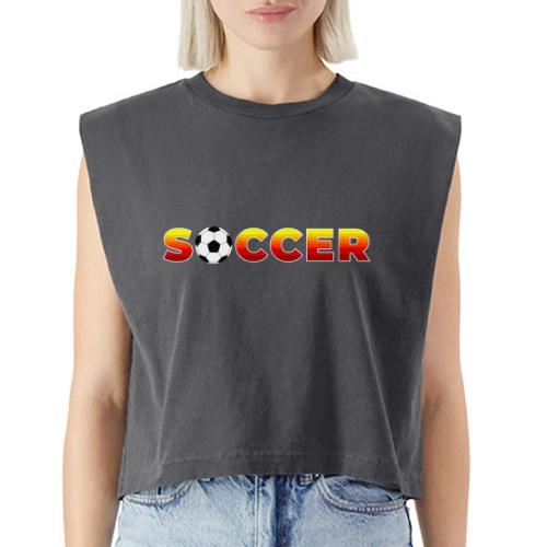 Soccer: Game of Goals - Washed Women´s Muscle Tank Top