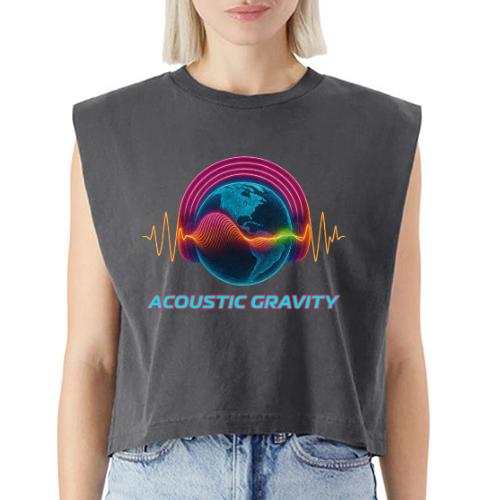 Earth's Headphones - Washed Women´s Muscle Tank Top