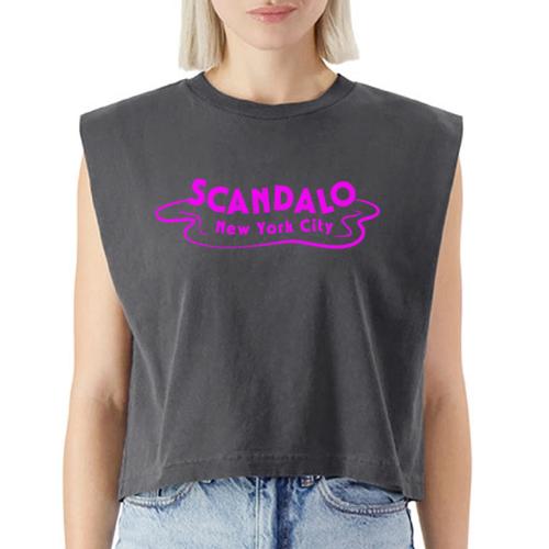 ScandaloNYC Logo 2024 - Washed Women´s Muscle Tank Top