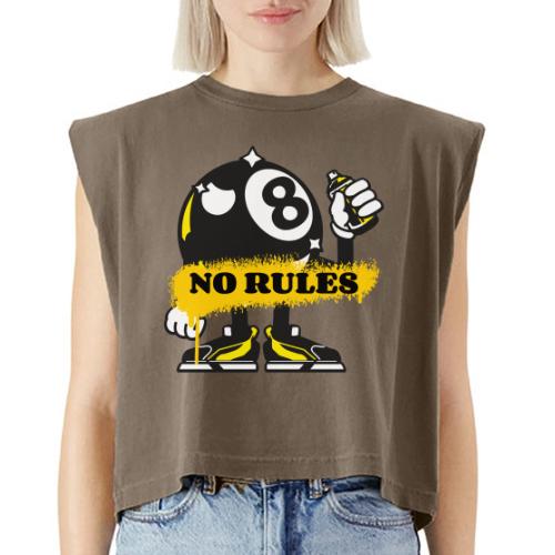 No Rules 8 Ball - Washed Women´s Muscle Tank Top