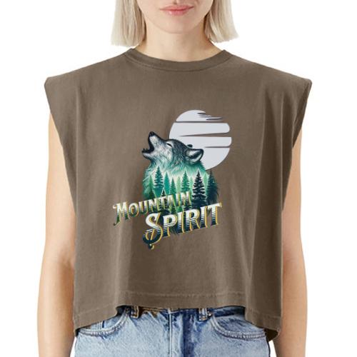 Mountain Spirit - Washed Women´s Muscle Tank Top