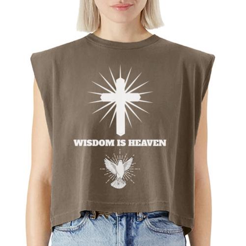 Wisdom is Heaven - Washed Women´s Muscle Tank Top