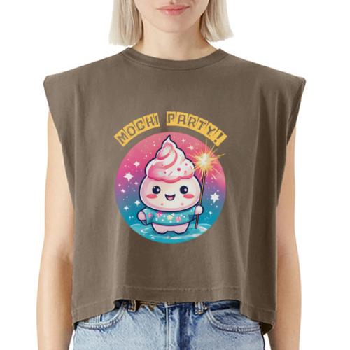 Kawaii Mochi Ice Cream: Coolest Treat for Summers - Washed Women´s Muscle Tank Top
