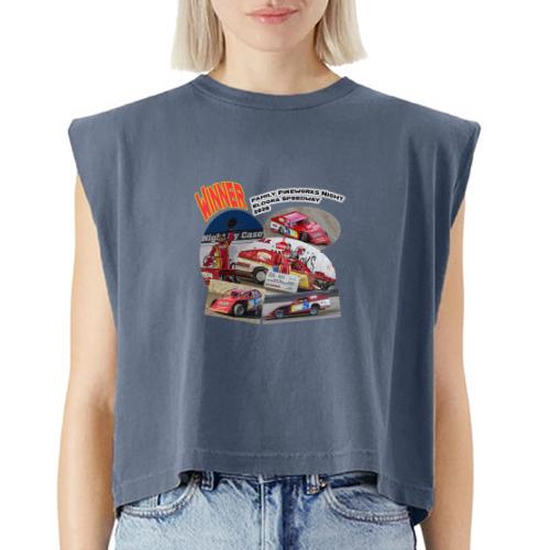 Jonathan Taylor Eldora Speedway FFN#1 Design 1 - Washed Women´s Muscle Tank Top