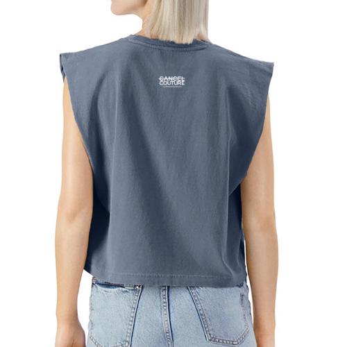 See You In The Gulags, Neighbor! (On Color, Front) - Washed Women´s Muscle Tank Top
