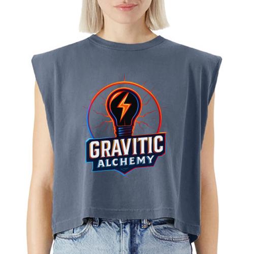 Gravitic Alchemy Logo - Washed Women´s Muscle Tank Top