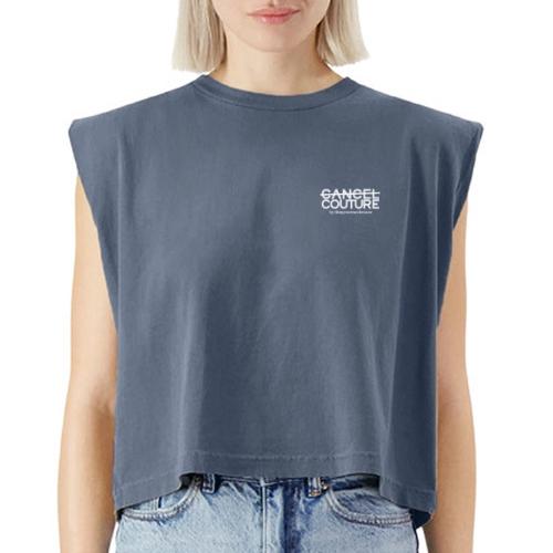 See You in the Gulags, Neighbor! (Back, Color) - Washed Women´s Muscle Tank Top