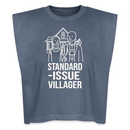 Standard-Issue Villagers (White on Color) - Washed Women´s Muscle Tank Top