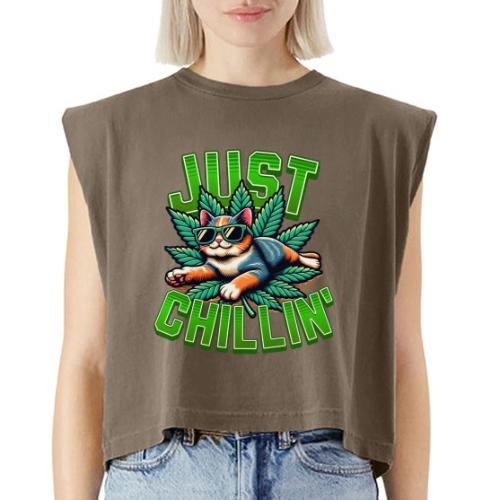 Just Chillin - Washed Women´s Muscle Tank Top