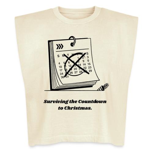 Countdown to Christmas T-Shirt - Washed Women´s Muscle Tank Top
