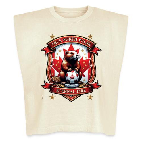 Canada Beaver Crest T-Shirt, Pride Badge Gift - Washed Women´s Muscle Tank Top