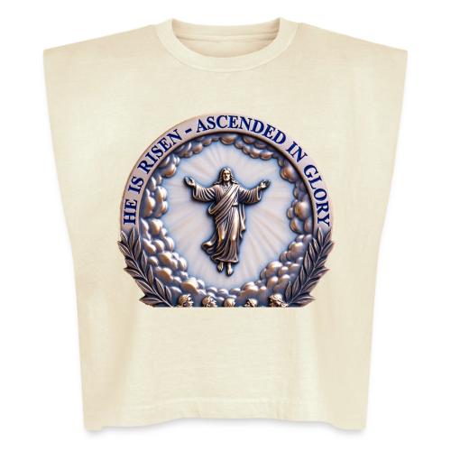He Is Risen Ascended In Glory T Shirt, Gift - Washed Women´s Muscle Tank Top
