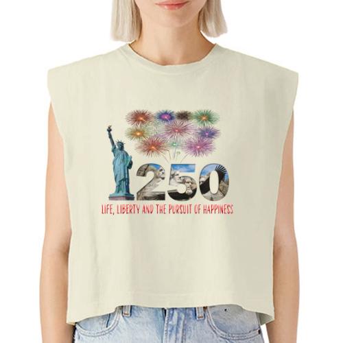250 Years USA - Washed Women´s Muscle Tank Top