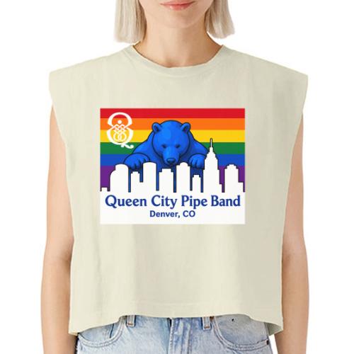 Big Blue Bear - Washed Women´s Muscle Tank Top