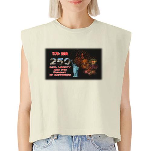 1776 - 2026 - 250 Years USA | Fireworks - Washed Women´s Muscle Tank Top