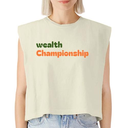 Wealth Championship - Washed Women´s Muscle Tank Top