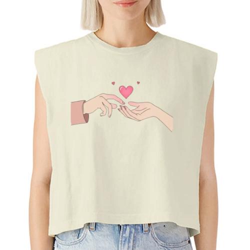 Valentine’s Touch - Washed Women´s Muscle Tank Top
