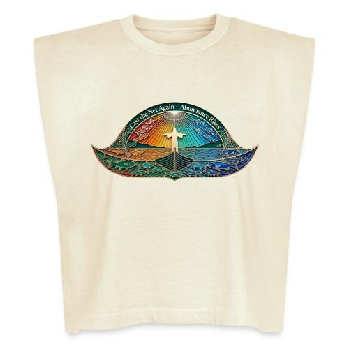 Easter Cast the Net Again T Shirt, abundance Gift - Washed Women´s Muscle Tank Top