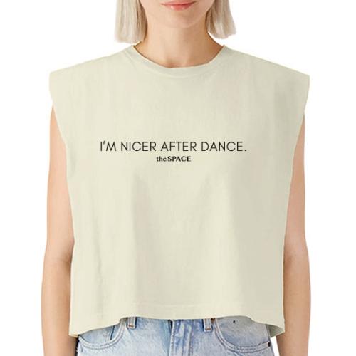 Nicer after dance - Washed Women´s Muscle Tank Top