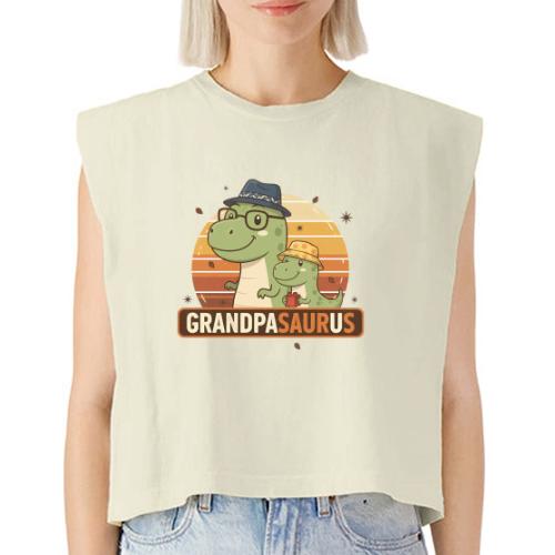 GrandpaSaurus Sunset Duo - Washed Women´s Muscle Tank Top