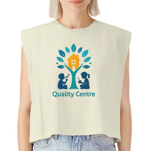 Quality Learning Center on Slim Fit Rib Women's - Washed Women´s Muscle Tank Top