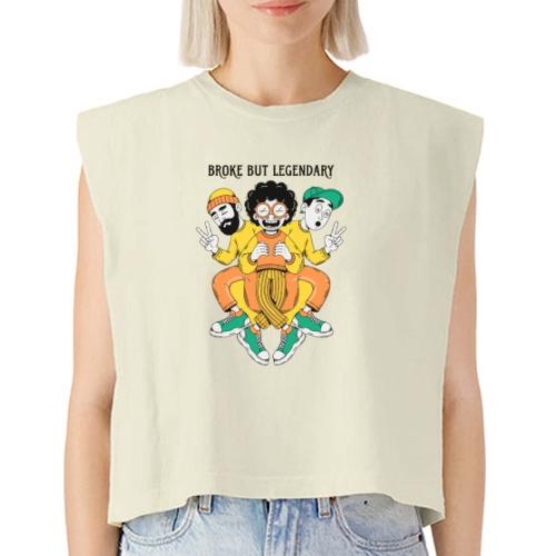 Legendary Broke Crew Retro - Washed Women´s Muscle Tank Top