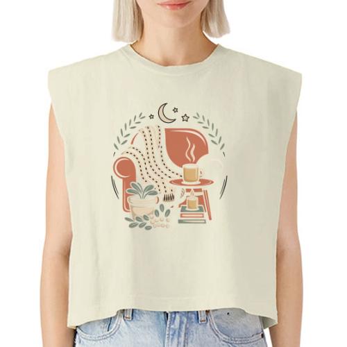 Moonlit Cozy Night Recliner - Washed Women´s Muscle Tank Top