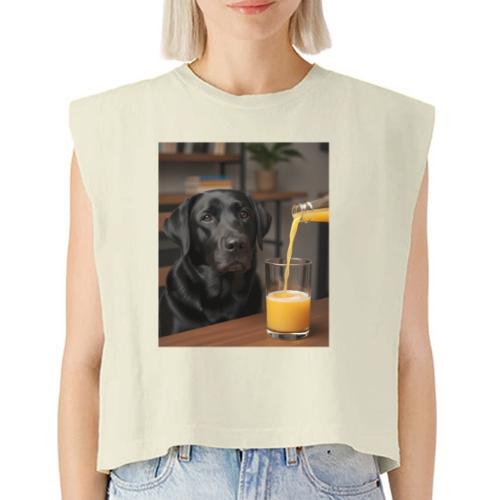 Golden Retriever Chill Juice Vibes - Washed Women´s Muscle Tank Top