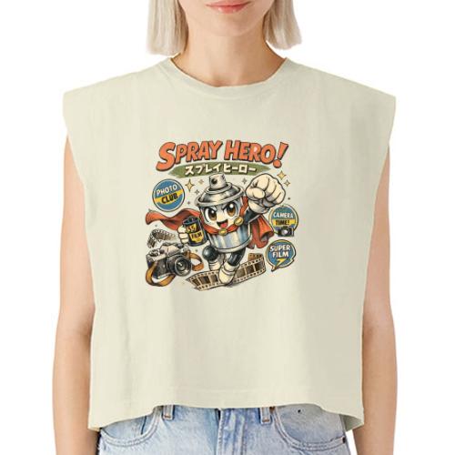 Analog Supplies Retro Film Camera Hero - Washed Women´s Muscle Tank Top