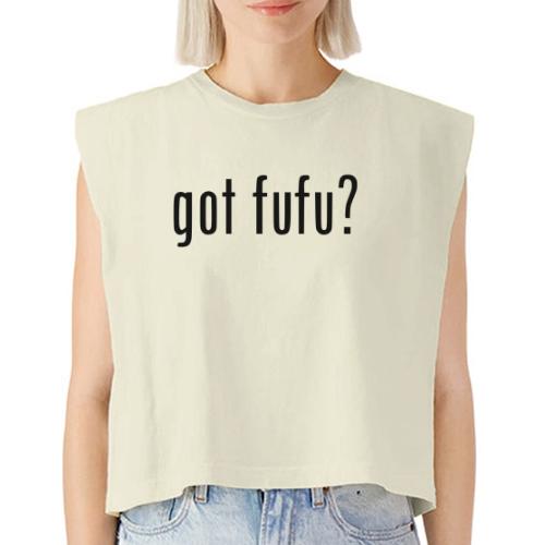 gotfufu-black - Washed Women´s Muscle Tank Top