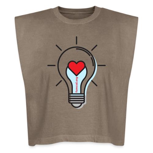 FUMCSD Heart Light Bulb - Washed Women´s Muscle Tank Top