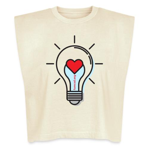 FUMCSD Heart Light Bulb - Washed Women´s Muscle Tank Top