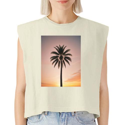 palm peace - Washed Women´s Muscle Tank Top