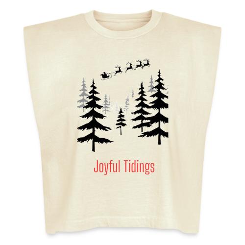 Joyful Tidings Christmas T-Shirt - Washed Women´s Muscle Tank Top