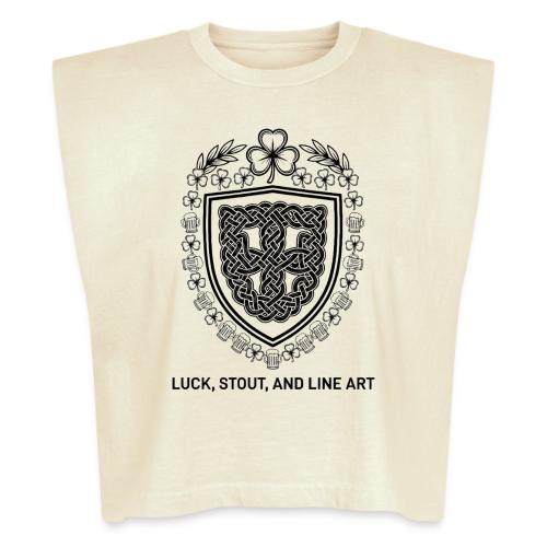 Celtic Knot T-Shirt, Symmetrical Shield - Washed Women´s Muscle Tank Top