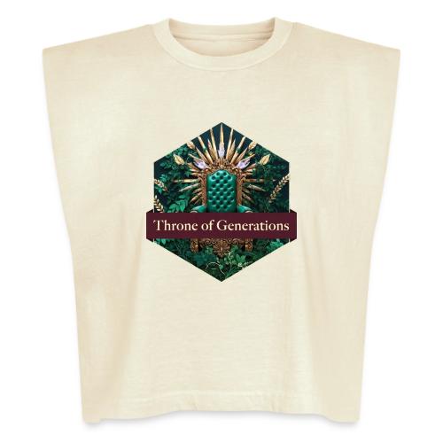 Women’s Day Vine Throne T Shirt, Gift for Grandma - Washed Women´s Muscle Tank Top