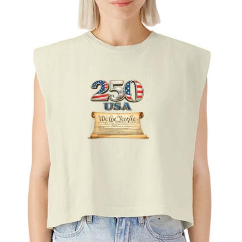 250th anniversary celebration of America - Washed Women´s Muscle Tank Top