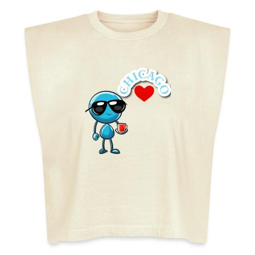 Smoon City_Chicago - Washed Women´s Muscle Tank Top