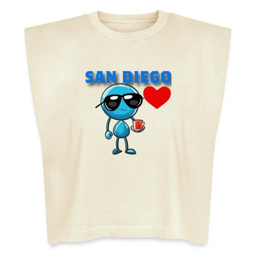 Smoon City_San Diego - Washed Women´s Muscle Tank Top