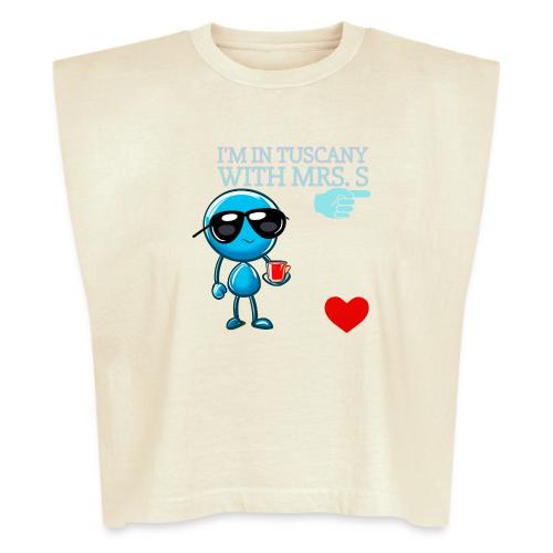 Smoon City_I'm in Tuscany with Mrs. S - Washed Women´s Muscle Tank Top