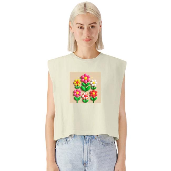 3D Flowers and Butterflies in Amber, Floral Design